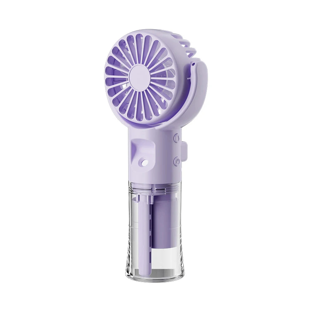 Portable Misting Fan – Handheld & Neck Fan with 4 Speeds