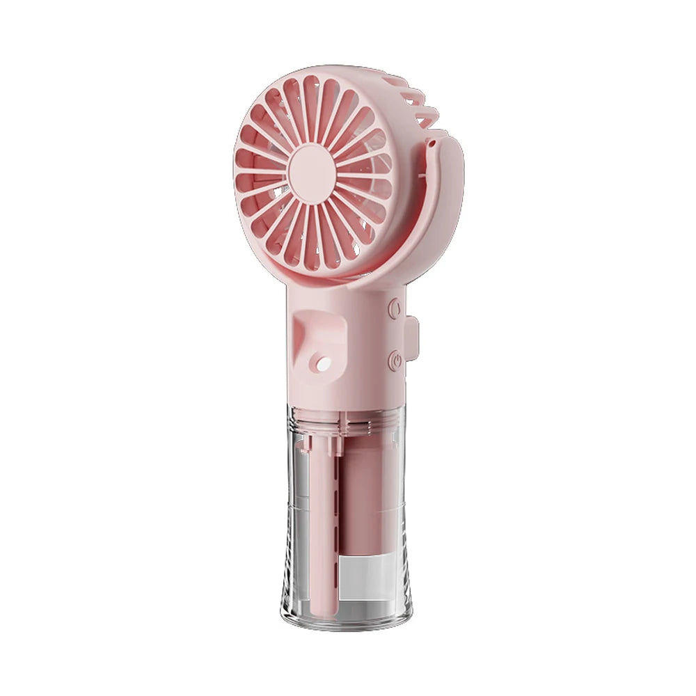 Portable Misting Fan – Handheld & Neck Fan with 4 Speeds